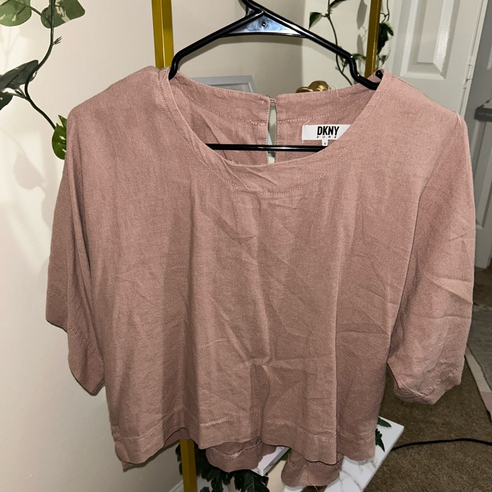 Tan shirt